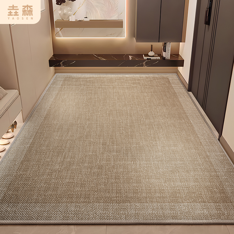 地垫入户门进门地毯门口家用门垫防滑客厅轻奢高级玄关脚垫可裁剪