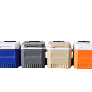 18L小型家用带轮子保温箱车载保鲜箱拉杆冷藏箱外卖 户外塑料冰箱