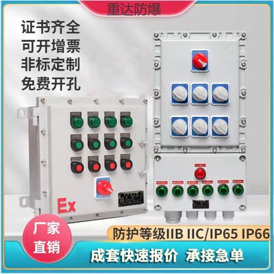 防爆控制柜 防爆接线箱按钮开关箱 防爆检修电源箱柜 防爆配电箱