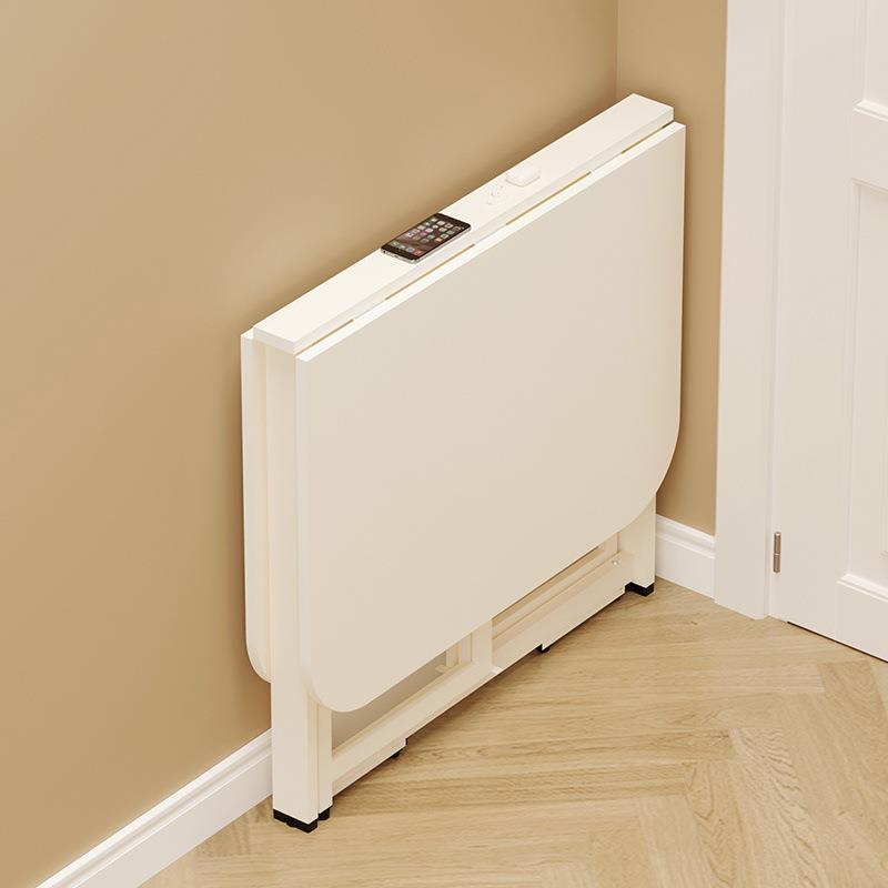 折叠桌免安装折叠餐桌小户型长方形伸缩吃饭桌子简易折叠桌椅