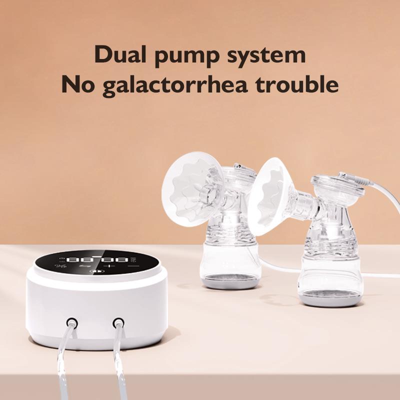 Brest pump双边双泵电动吸奶器 全自动吸乳器挤奶集奶器 母婴用品