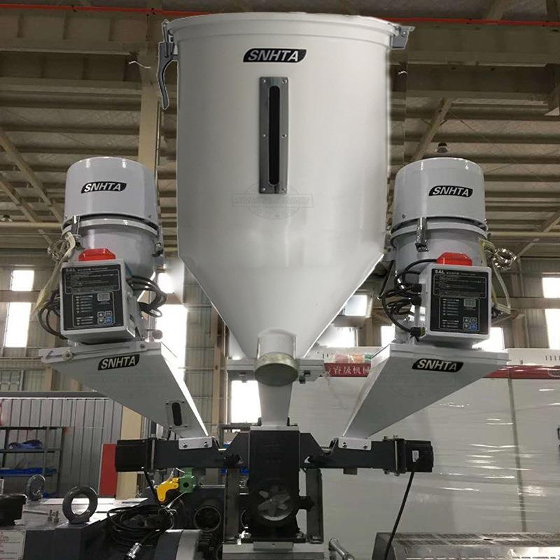 色母机信易SCM-16计量式助剂母粒自动填充拌料双色混合填充器