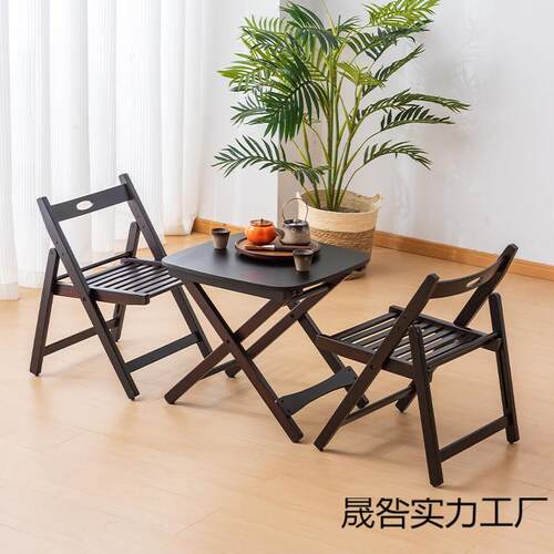 时尚简约折叠桌小方桌便携免安装茶桌客厅家用阳台户外野餐休闲桌