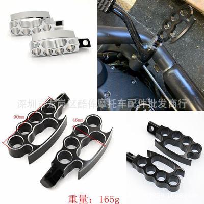 适用哈雷883 XL1200 48 运动者 Dyna Softail 前后猫步脚踏脚蹬