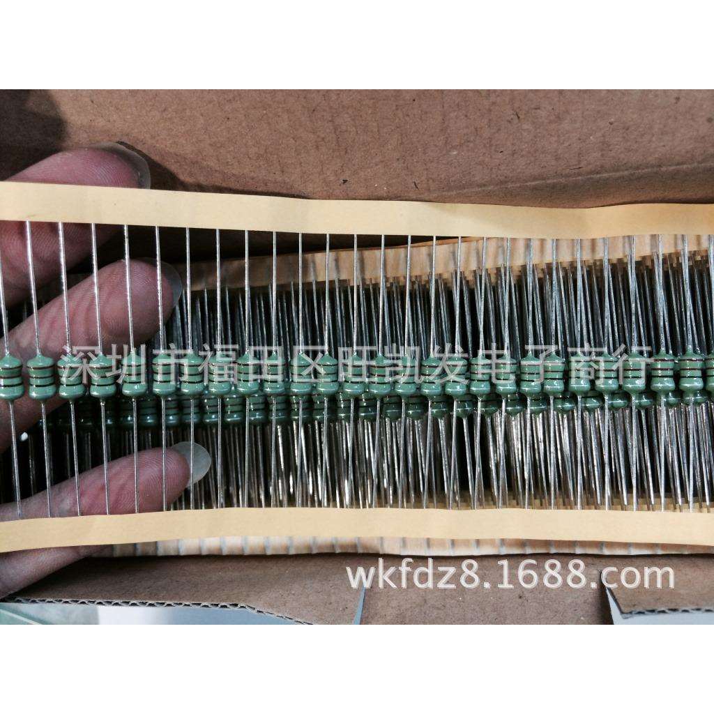 色环电感1W 220UH AL0510-221K ±10% 直插编带现货 厂家直销