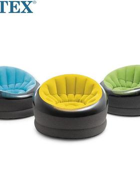 IKNTEX66582懒人植绒沙发懒骨头充气沙发单人沙发午休躺椅