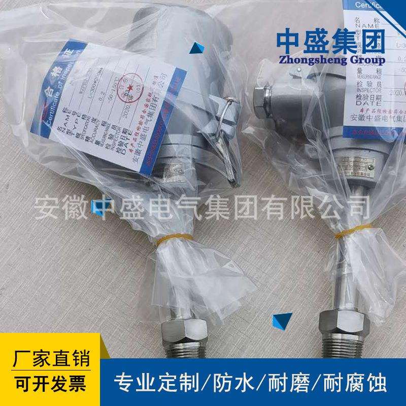 PT100热电阻WZPB2-230 -50~150℃螺纹NPT3/4 L=300/200