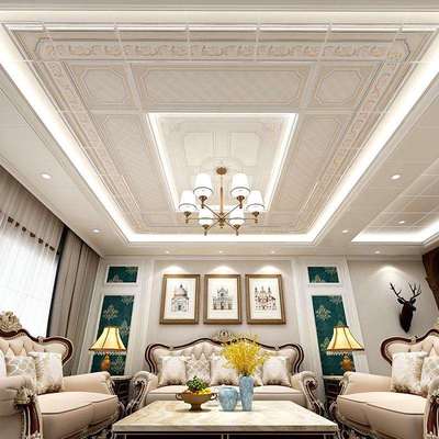 厂家供应天花吊顶大板带光带藏光集成天花铝扣板客餐厅吊顶