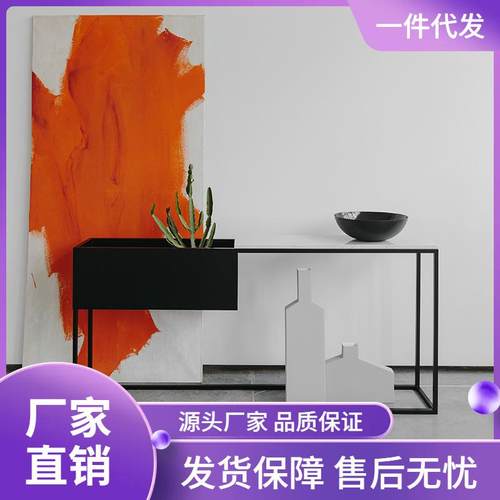 现代简约玄关桌靠墙玄关柜轻奢入户玄关台墙边柜子条几小条案窄桌