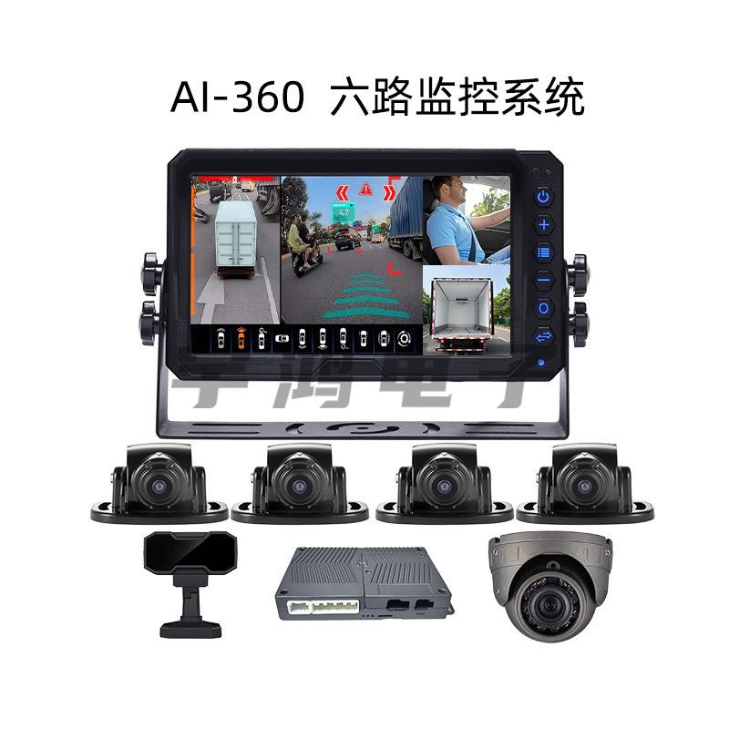 360°全景监控系统6路监控系统DMS监控3.5D监控AI监控系统车厢监