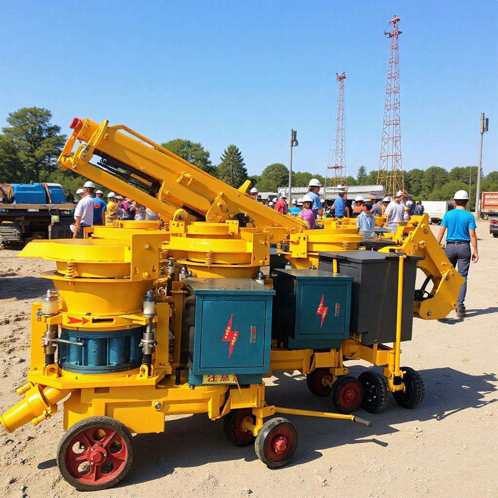 pz-6混凝土喷浆机 建筑工程用干式湿式水泥砂浆喷浆机 小型喷涂机