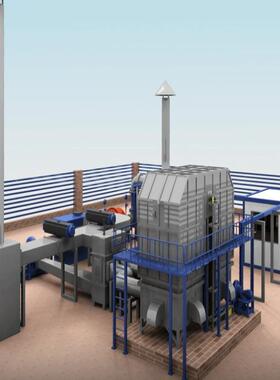 河北汉蓝2000风量RTO蓄热式有机废气焚烧炉 废气焚烧炉 有效实用