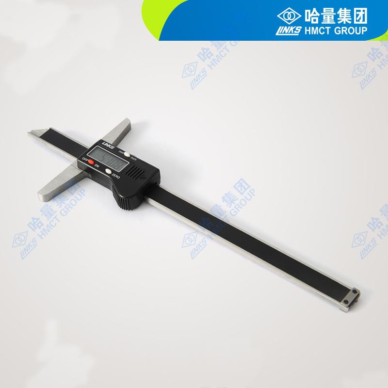 哈尔滨量具哈量游标卡尺 电子数显深度尺 精度高 200/300/500mm