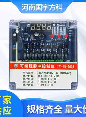 离线模式清灰脉冲仪TY-F15-M40_DC24V数显控制仪可编程脉冲控制仪