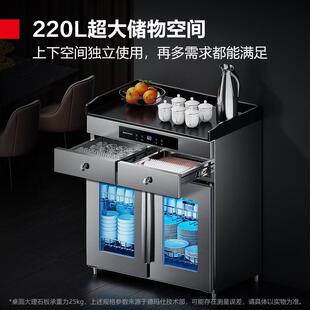 德玛仕 商用消毒柜餐具杯具一星级消毒餐吧台大理石台面紫外线