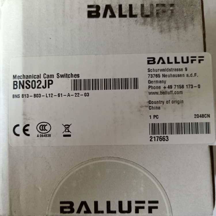 BALLUFU巴鲁夫行程开关BNS01W0 BNS 819-B04-D08-46-3B