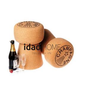 宜道软木制品咖啡家具系列奶茶吧凳子艺术家具创意图案软木制品