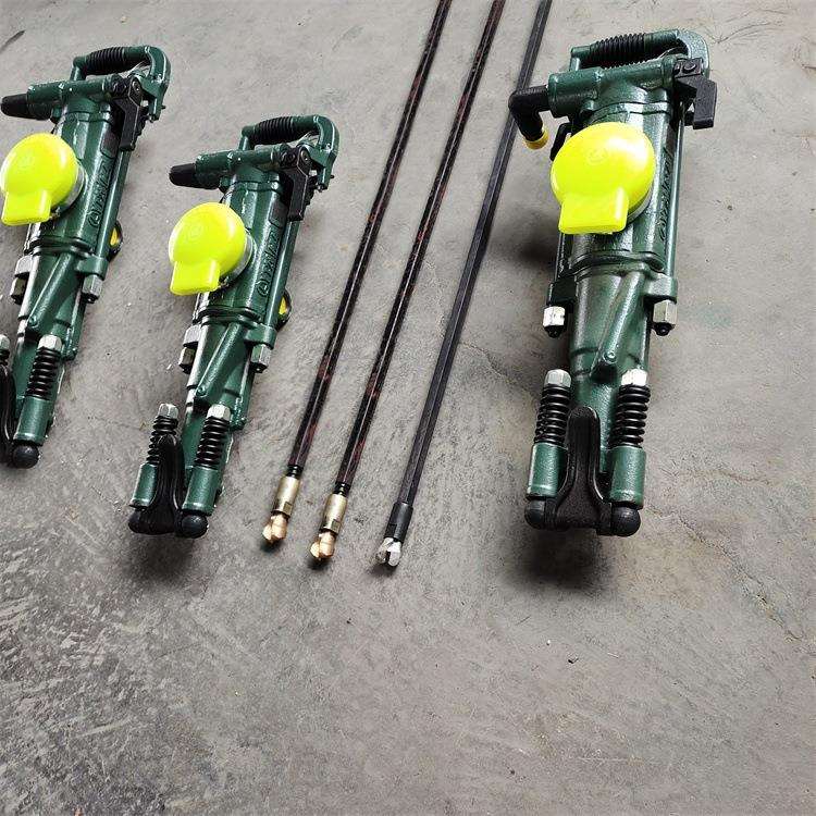 隧道YT28凿岩机岩石分裂打孔机岩石钻孔打孔手持式风钻风钻杆