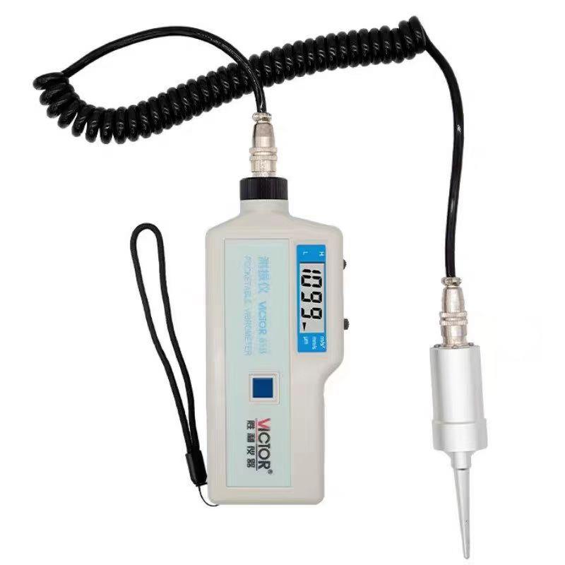 VICTOR胜利手持式高频测振仪一体式VC65分体VC65B低频VC66B测振仪