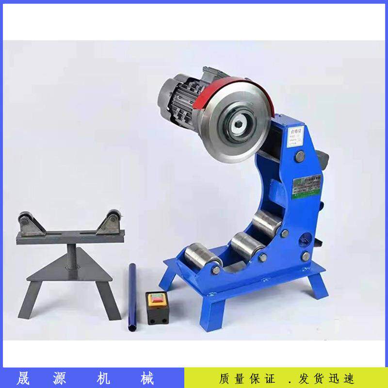 切管消机管道开防孔机电动液压QG219滚沟开槽机全自动压槽机钢管