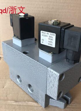 K-向1525二电磁阀22通HH10电25阀 五位0 KD双D控-换8