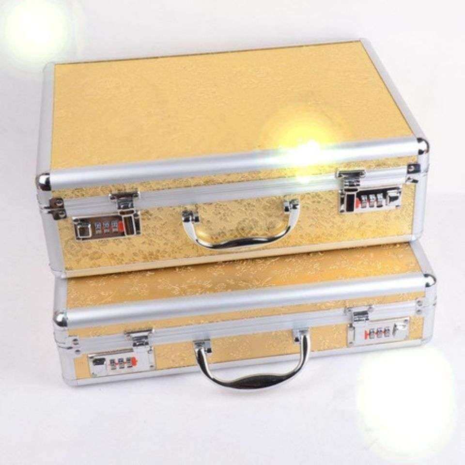 铝合金密码手提箱珠宝玉器首饰收纳箱携带方便厂家 其它防尘