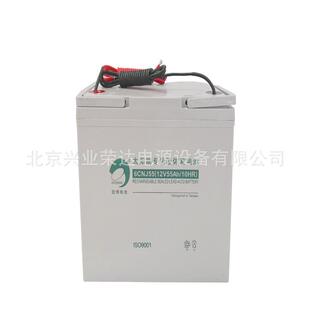 劲博蓄电池6CNJ55 太阳能胶体电池12V55AH/10HR地埋箱配套 路灯用