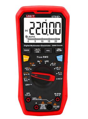 优利德UT61E+/B+/D+高精度智能型数字万用表全保护真有效值电工表