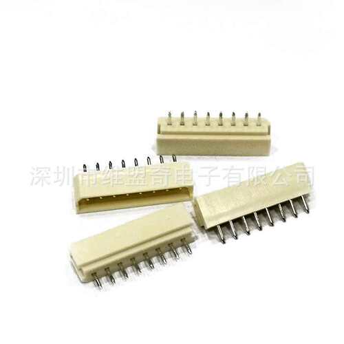 5264-8AW 2.54mm 弯针针座 5264-8P  白色接插件连接器