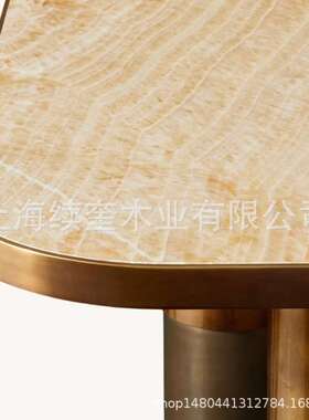 RH简约实木大理石长方形桌餐桌椅组合家用餐厅家具亚马逊出口工厂