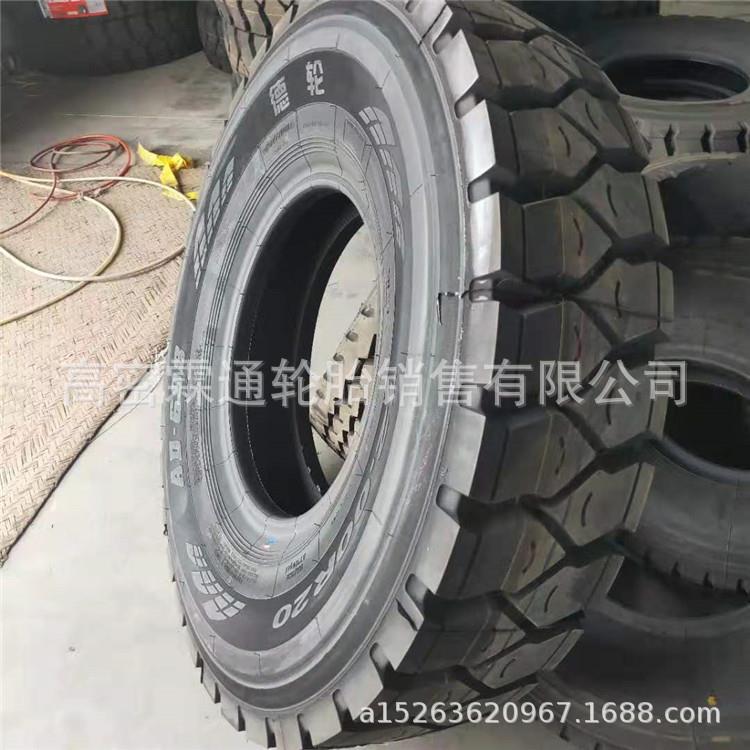 德伦1200/12.00R20泥头车全钢轮胎大块花工矿山花纹翻斗车698花纹