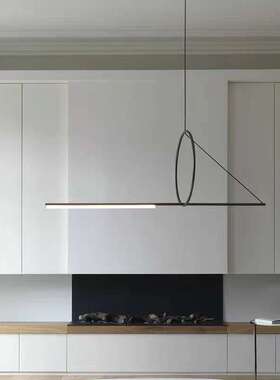 后现代创意客厅LED吊灯艺术餐厅样板房售楼部书房卧室设计师吊灯