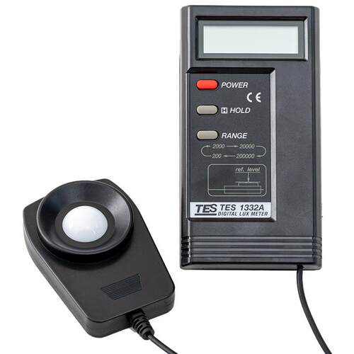 TES便-1器332A数式照度计测光亮度计测试仪流明表高精度字TES-133