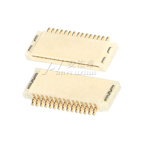FPC连接器FFC扁平电缆间距0.5MM ZIF卧贴 8P15P24P接插件上下接触