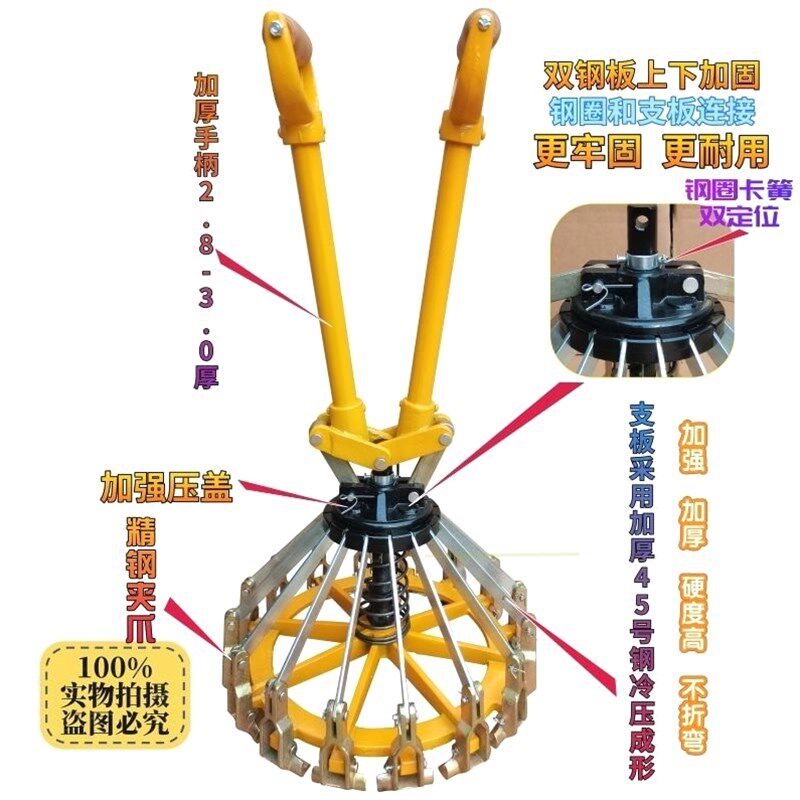 德国进口日本18/20升涂料桶封口钳乳胶油漆压盖器封盖机花篮铁桶