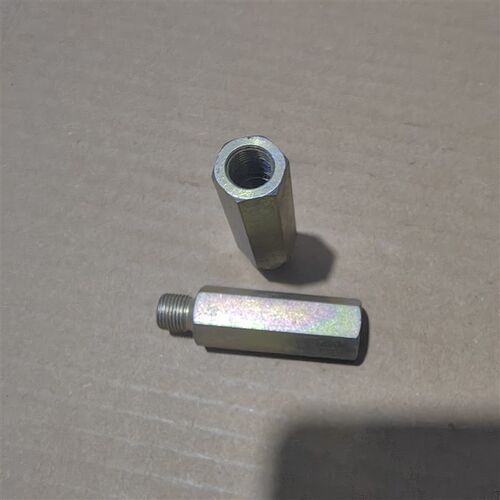 外丝G1/8转内丝G1/8(1分)内外丝总长50mm延长铁接头镀锌0101