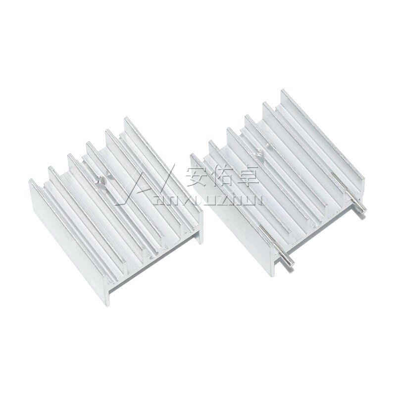 散热片25*24*16MM 带针/不带针 银色 TDA7294/L298等IC专用散热器