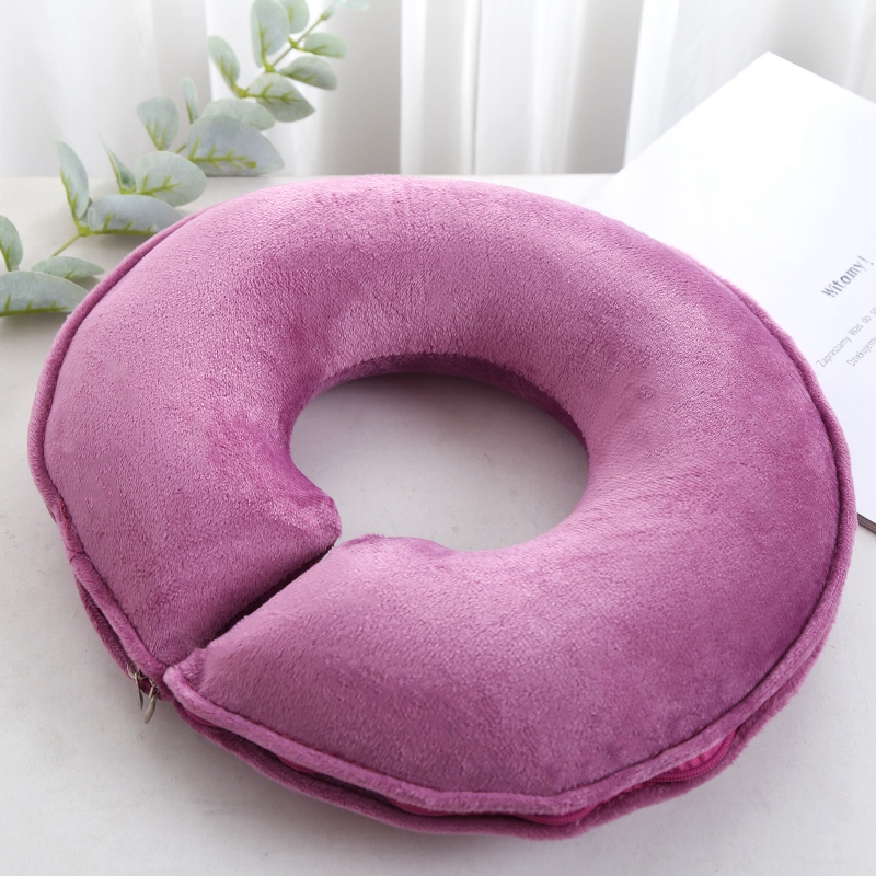 美容院u型趴枕美容院专用按摩床洞脸垫美K容床枕头有洞按摩面枕U