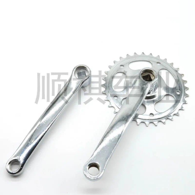 32齿方孔牙盘自行车齿盘32前链轮165曲柄P小花盘死飞自行车改装