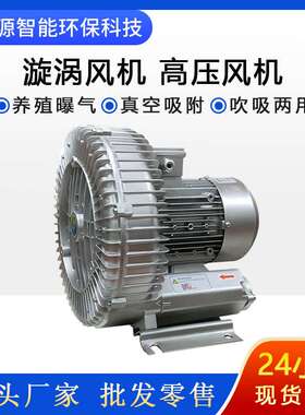 自动化设备配套漩涡高压风机2NB 630H26气体输送真空吸附旋涡气泵
