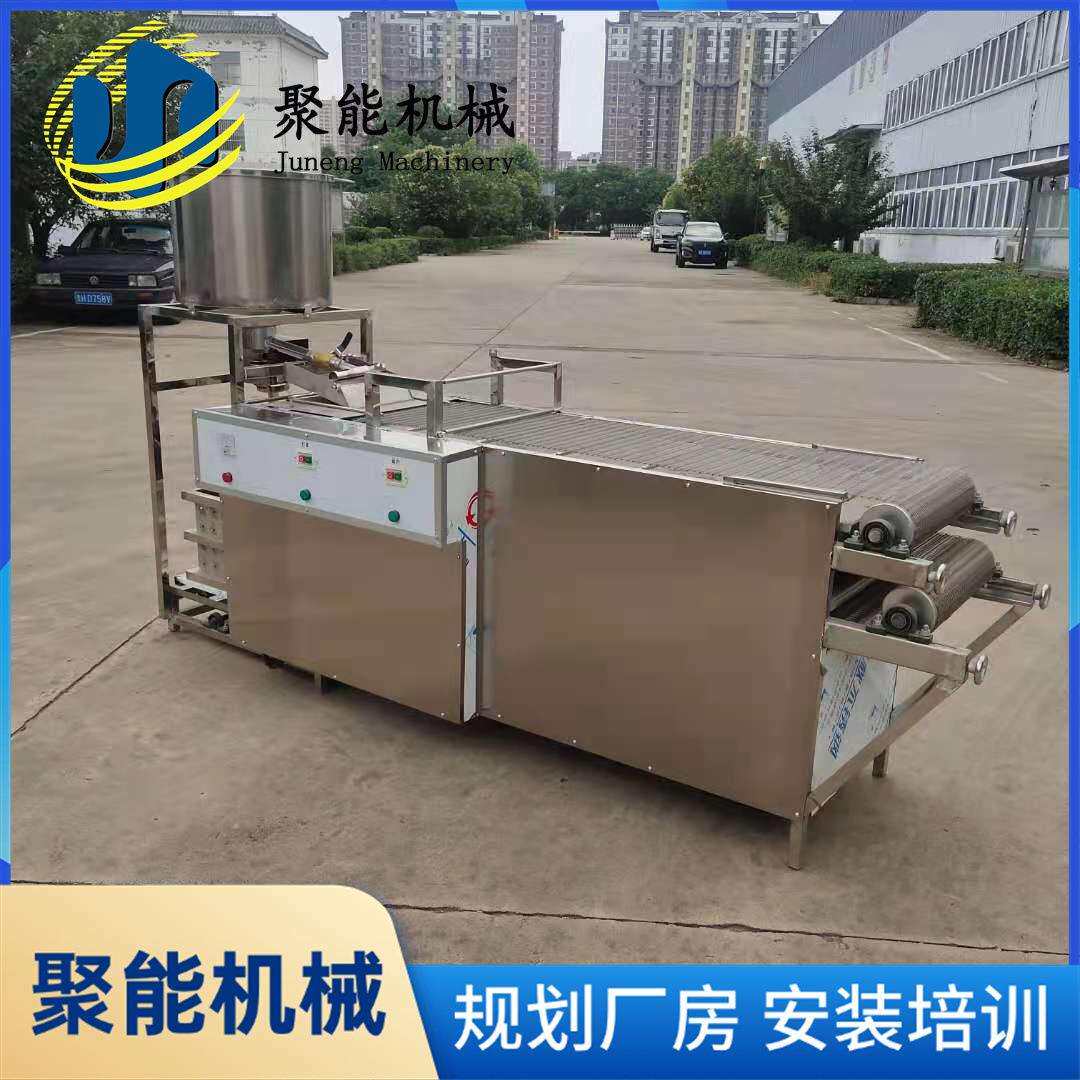 豆腐皮机器厂家 小型家用豆腐皮机薄厚可调 聚能豆制品设备