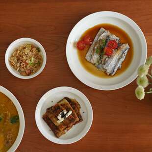 三分烧新中式简约创意白瓷七寸盘子餐厅家用陶瓷八寸深圆形菜盘