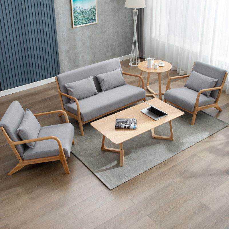 公室沙发简约现 休闲商务公接待 休息区小沙发茶几组合套装