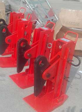 焊接翻转吊 合金钢竖吊钳10T加强叉车吊环 元隆紧固件