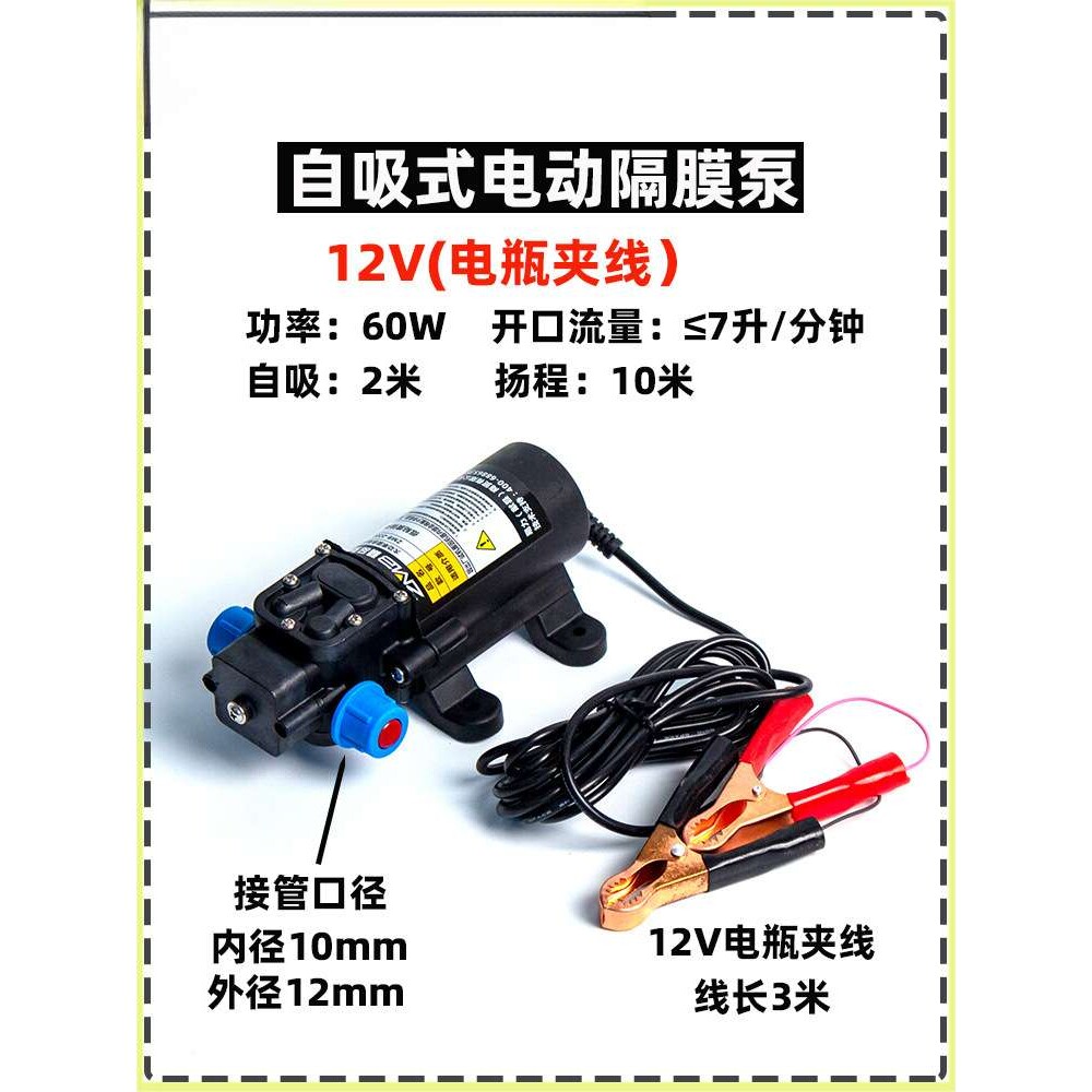 汽车油箱电动抽油泵抽油12v24V220V抽油泵汽油柴油自吸泵水泵