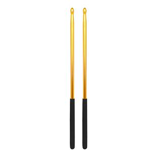 彩色鼓棒MD02架子鼓爵士鼓铝制金属鼓棒5A水滴头防滑手柄鼓槌鼓锤