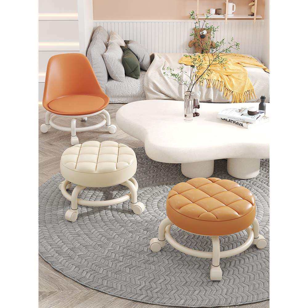 小凳子家用万向轮滑轮矮凳圆凳子美缝修脚板凳客厅椅子儿童学步凳,鲜花速递/花卉仿真/绿植园艺,割草机/草坪机,淘宝优惠券,粉丝福利购,淘宝优惠卷