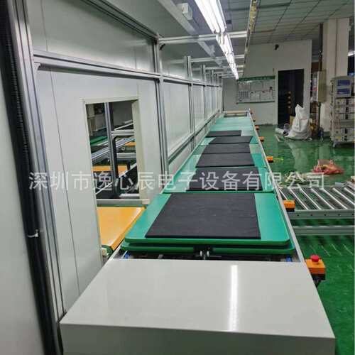 龙岗测试线全案设计显示屏总装线测试顶升移载工装板链线制作