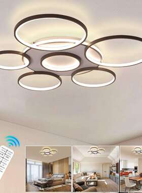 新款北欧卧室灯简约现代led吸顶灯房间灯饰主卧家用网红客厅灯具