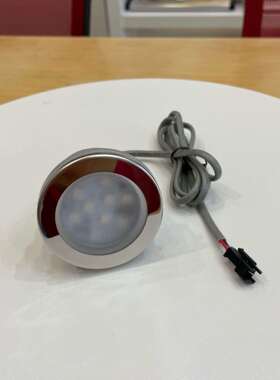 泳池浴缸配件 不锈钢灯66MM AC12V 不锈钢磨砂面 浴缸灯